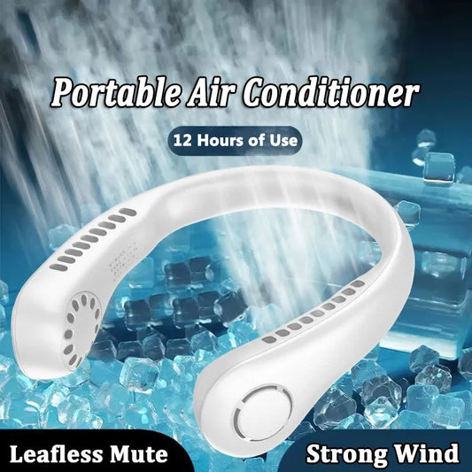 Vaneless Hanging Neck Fan | Portable