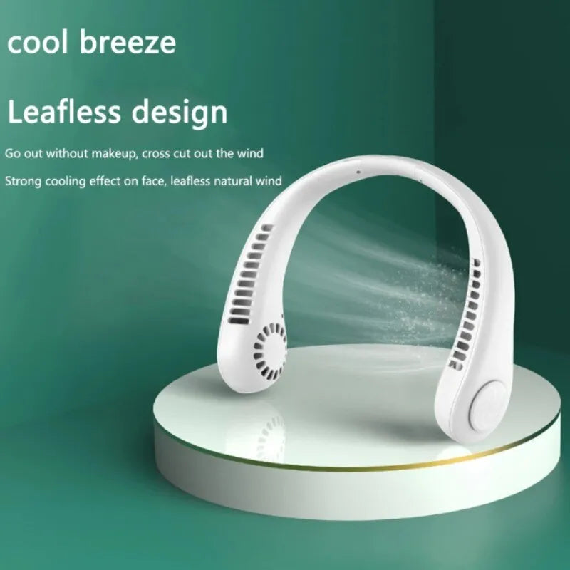 Vaneless Hanging Neck Fan | Portable