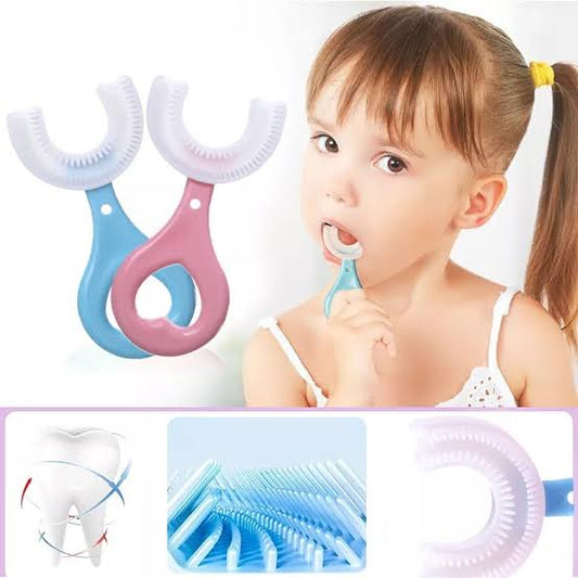 360 Degree U-shaped Baby Toothbrush Children