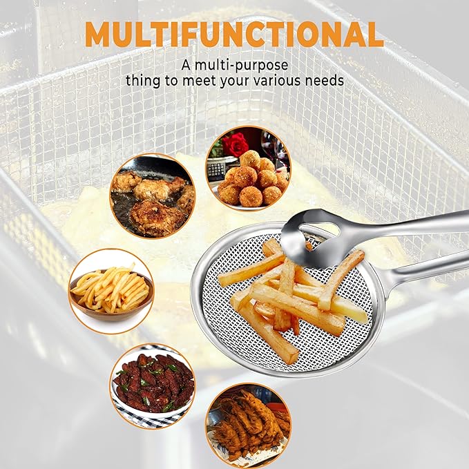 2 In 1 Frying Tong | Imported Small Multi-functional
