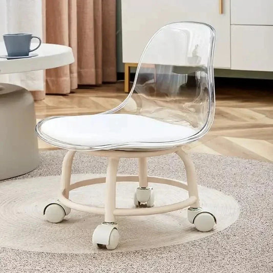 Acrylic Moving Chair 360° Rotating Chair for kids