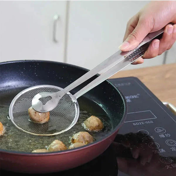 2 In 1 Frying Tong | Imported Small Multi-functional