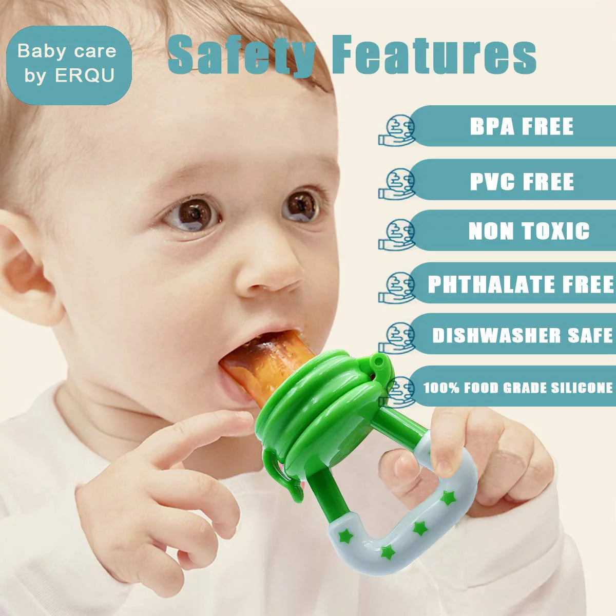 Baby Solid Baby Fruit Pacifier Nepel