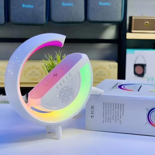 G Shaped Rgb Light Table Lamp With Wireless